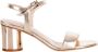 Baldinini Gouden Sandalen met Hak - Thumbnail 1