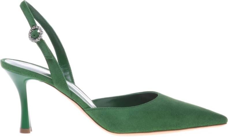 Baldinini Green suede court shoe