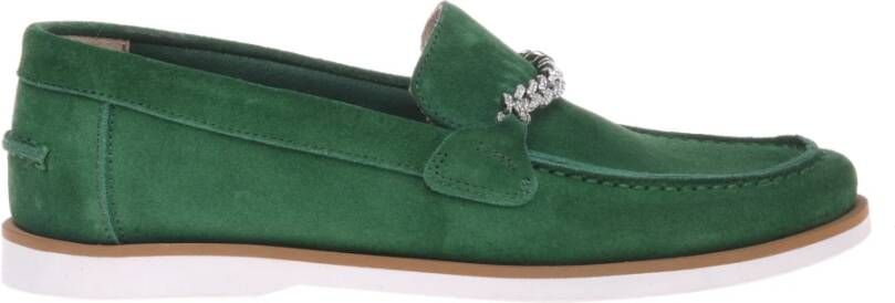 Baldinini Green suede loafer