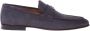 Baldinini Grey printed suede loafer - Thumbnail 1