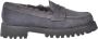 Baldinini Grey suede leather loafers - Thumbnail 1