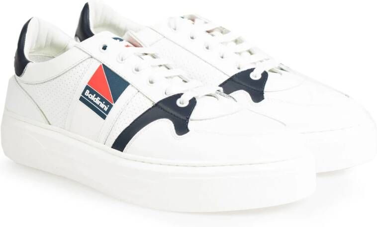 Baldinini Hoogwaardige leren sneakers Wit Heren