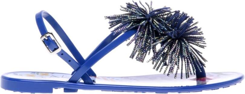 Baldinini Jelly sandal in blue rubber