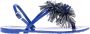 Baldinini Jelly sandal in blue rubber - Thumbnail 1