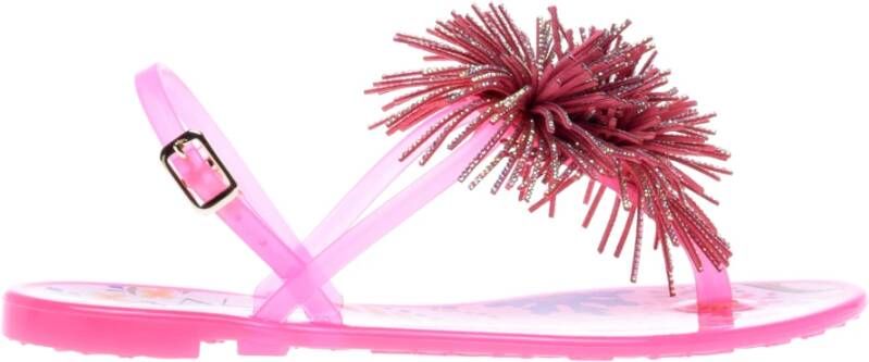 Baldinini Jelly sandal in pink rubber