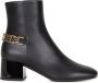 Baldinini Black calfskin ankle boots Zwart Dames - Thumbnail 1