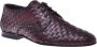 Baldinini Lace-up in brown woven leather Brown Heren - Thumbnail 1