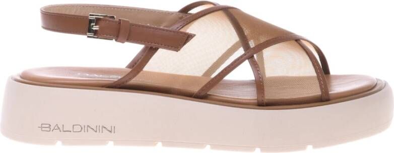 Baldinini Leather net sandal