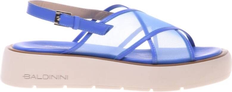 Baldinini Light blue mesh sandal