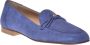 Baldinini Loafer in blue suede Blue Dames - Thumbnail 1