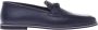 Baldinini Loafer in blue tumbled leather - Thumbnail 1