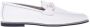 Baldinini Loafer in white tumbled leather - Thumbnail 1