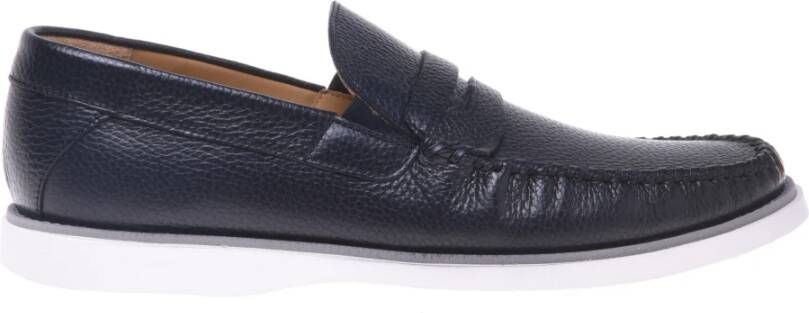 Baldinini Loafers in black tumbled leather