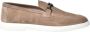 Baldinini Loafers in grey suede leather - Thumbnail 1
