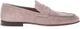 Baldinini Loafers in grey suede leather - Thumbnail 1