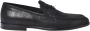 Baldinini Metallic black suede loafers - Thumbnail 1