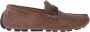 Baldinini Moulded and perforated suede leather loafer - Thumbnail 1