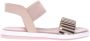 Baldinini Nude leather and mirror sandal - Thumbnail 1