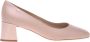 Baldinini Nude leather and patent leather court shoe - Thumbnail 1