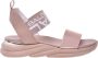 Baldinini Nude patent leather and calfskin sandals Beige Dames - Thumbnail 1