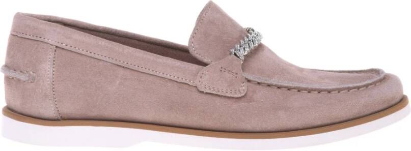 Baldinini Nude suede loafer