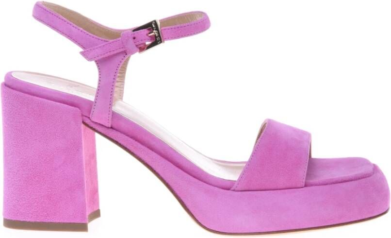 Baldinini Pink suede sandal