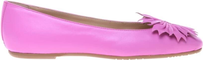 Baldinini Red nappa leather ballerina
