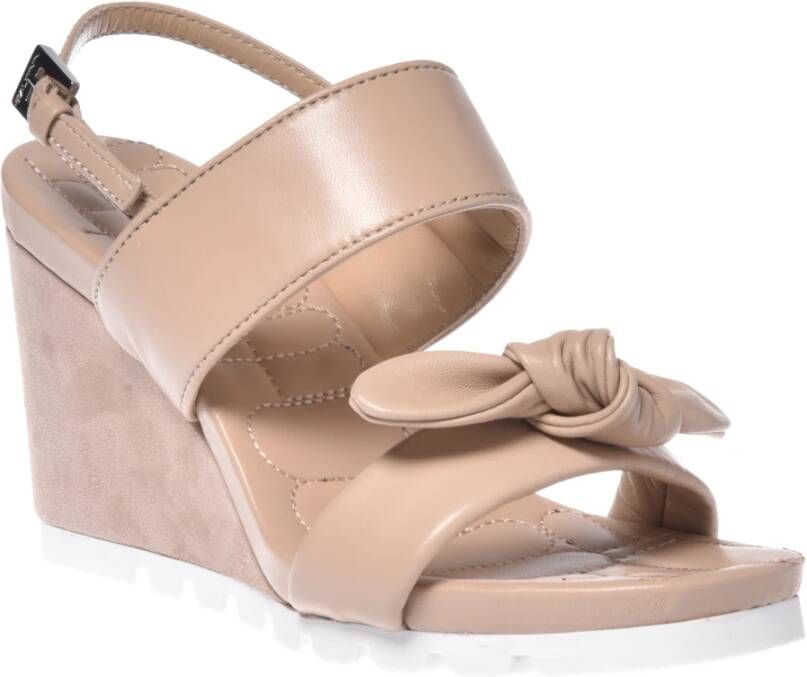 Baldinini Sandal in nude nappa leather Beige Dames