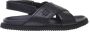 Baldinini Sandal in tumbled and black leather - Thumbnail 1