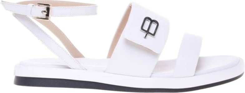 Baldinini Sandal in white nappa leather