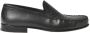 Baldinini Slipper in woven print and black perforated leather - Thumbnail 1