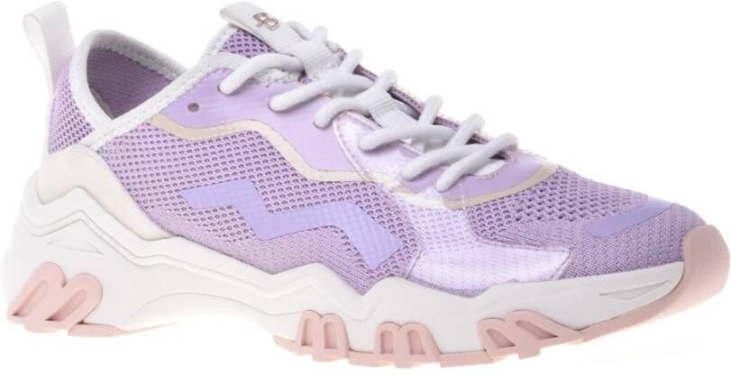 Baldinini Sneaker in lilac eco-leather Purple Dames