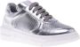 Baldinini Sneaker in silver nappa leather Gray Dames - Thumbnail 1
