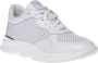 Baldinini Sneaker in white perforated calfskin White Dames - Thumbnail 1
