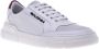 Baldinini Sneaker in white perforated calfskin White Heren - Thumbnail 1