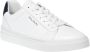 Baldinini Sneaker in white tumbled leather White Heren - Thumbnail 5