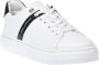 Baldinini Sneaker in white with woven print White Heren - Thumbnail 1