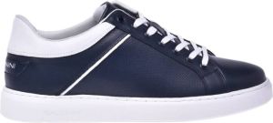 Baldinini Sneakers in blue perforated calfskin Blauw Heren