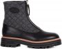 Baldinini Black and grey calfLeather and fabric ankle boot Black Dames - Thumbnail 1