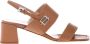 Baldinini Tan nappa leather sandals - Thumbnail 1