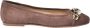 Baldinini Taupe suede ballerina flats - Thumbnail 1
