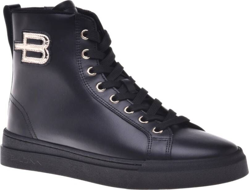 Baldinini Trainers in black leather Black Dames