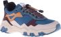 Baldinini Trainers in blue eco-leather Multicolor Dames - Thumbnail 1