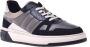 Baldinini Trainers in grey and blue leather and suede Multicolor Heren - Thumbnail 1