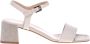Baldinini Vanilla patent leather sandal with light gold glitter - Thumbnail 1