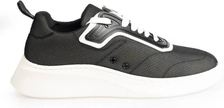 Baldinini Vetersneakers met ronde neus Zwart Heren