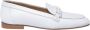 Baldinini White leather loafers - Thumbnail 1