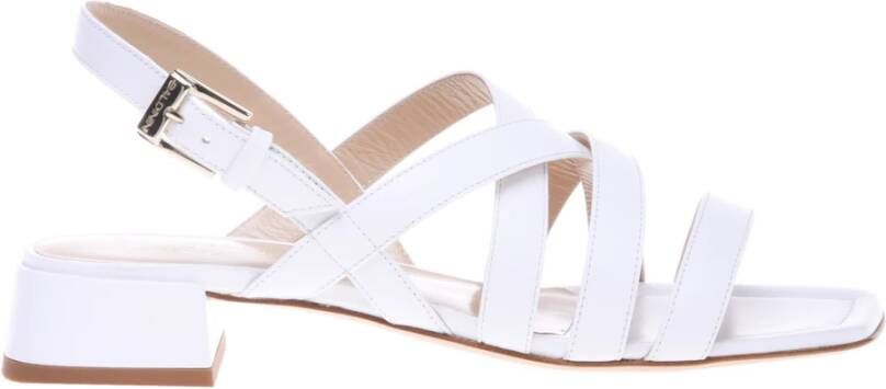 Baldinini White leather sandals