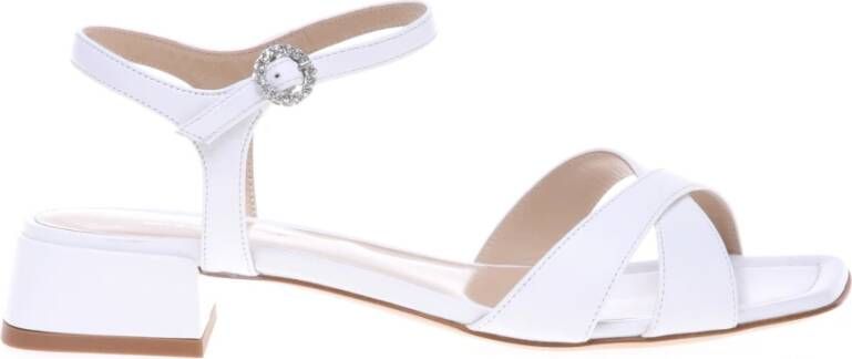 Baldinini White leather sandals