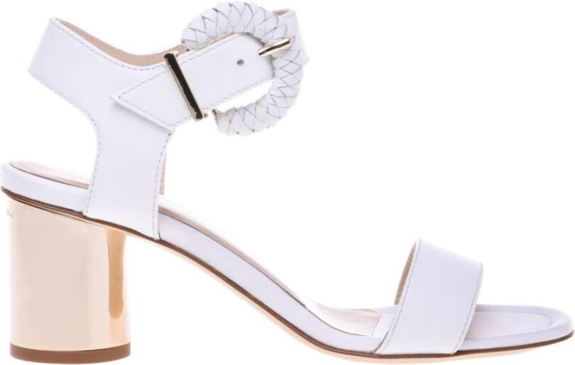 Baldinini White leather sandals